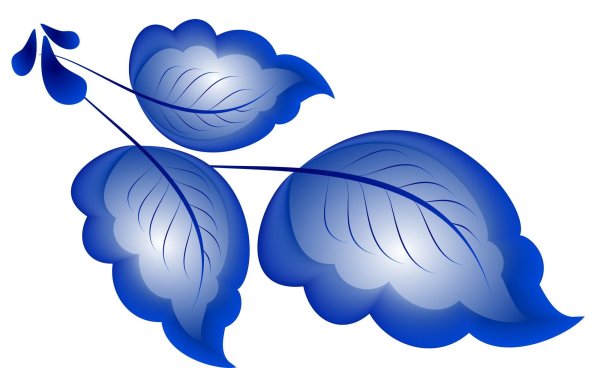 Орнаментальная стилистика Гжель