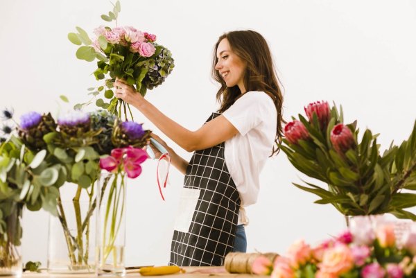 Яркие цветы