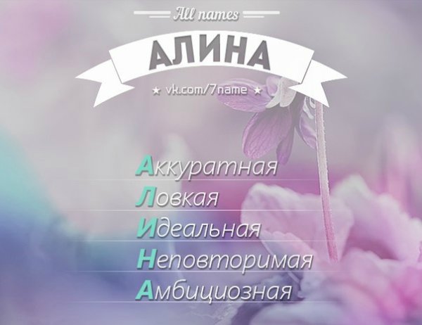 С днём рождения Алина