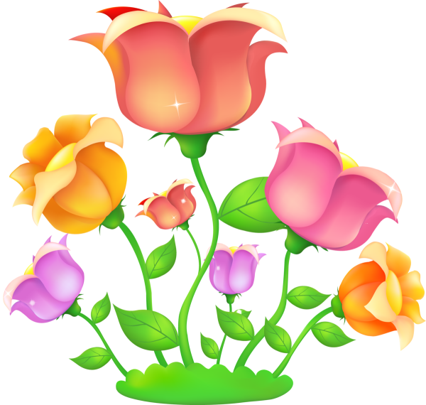 Цветы картинки Рисованные