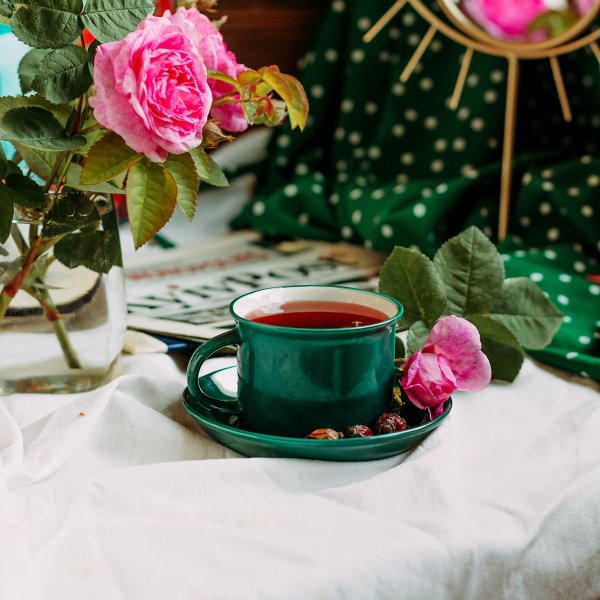 Чай с цветами