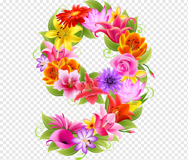 9 В цветах