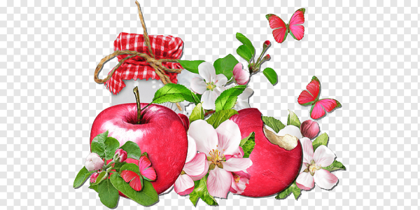 Корзинка с яблоками