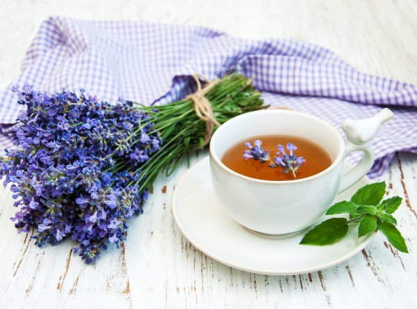 Чай с цветами