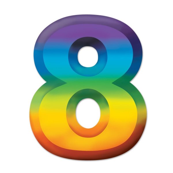 Цифра 6 из цветов