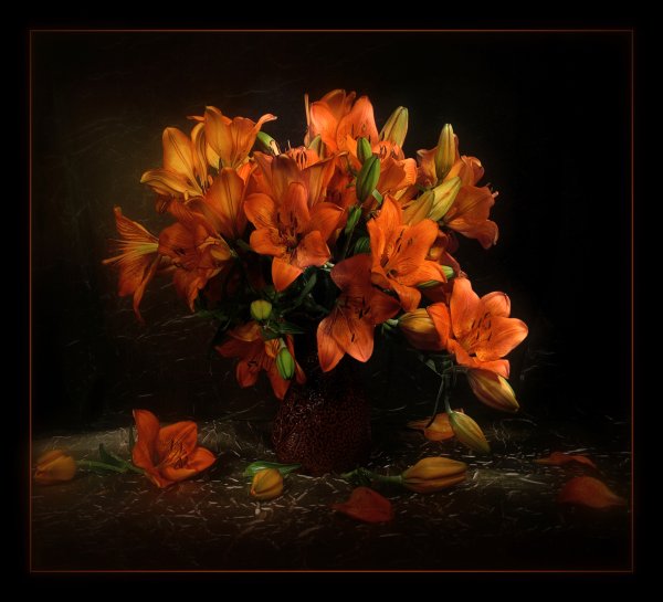 Доброй ночи осенние цветы