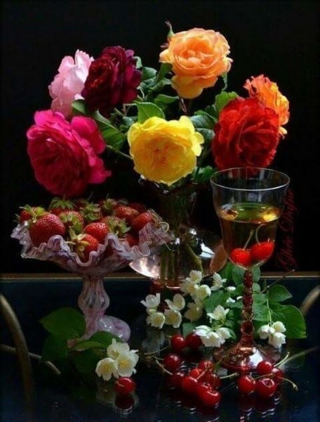 Добрый вечер цветы