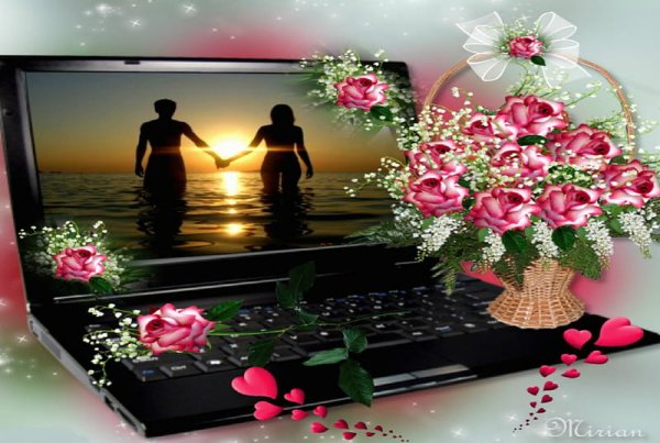 Шикарные розы в вазе