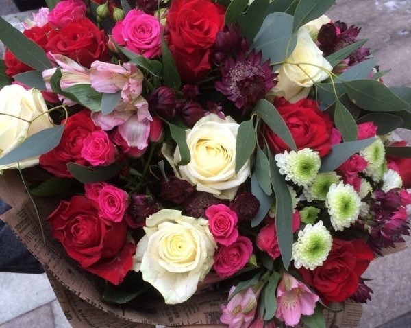 Роза Фил Флауэрс микс