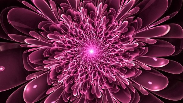 Фракталл красно зеленый