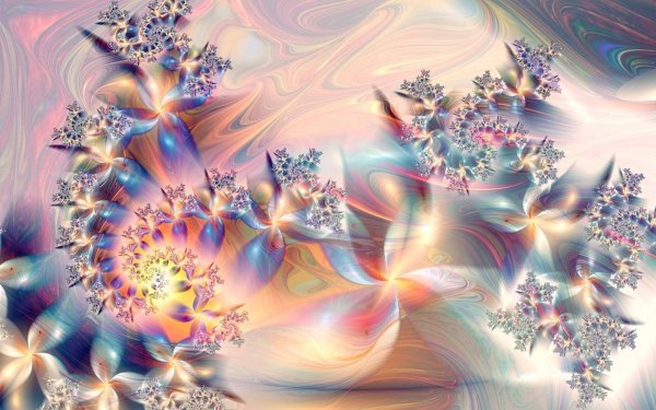 Фрактальные цветы