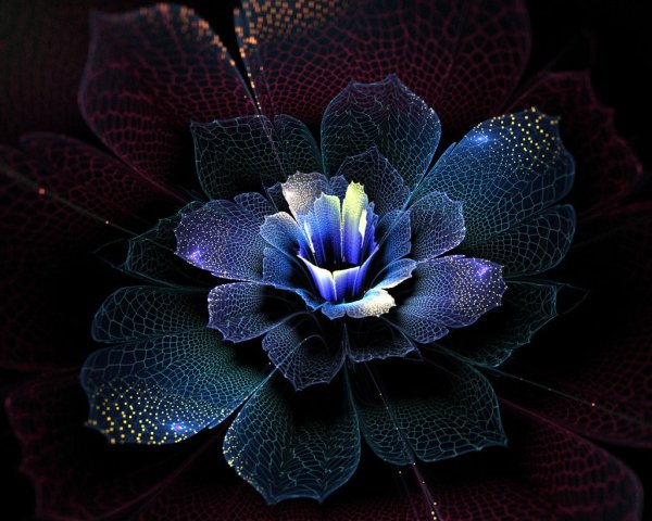 Фракталы цветы