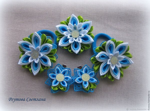 Канзаши резинки для волос