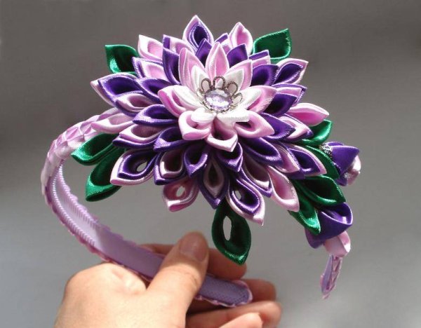 Алена Сапегина канзаши мастер класс