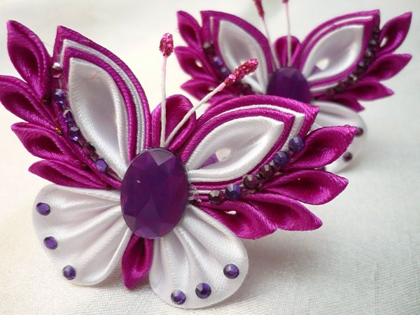 Бабочки канзаши