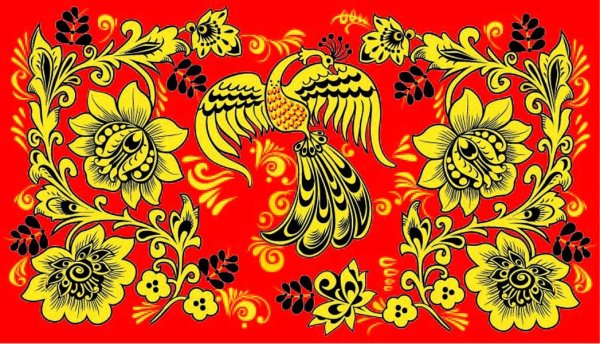 Городецкаяохломская роспись