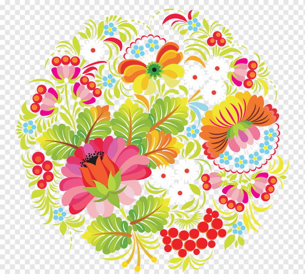 Петриковская роспись орнаменты узоры Хохлома