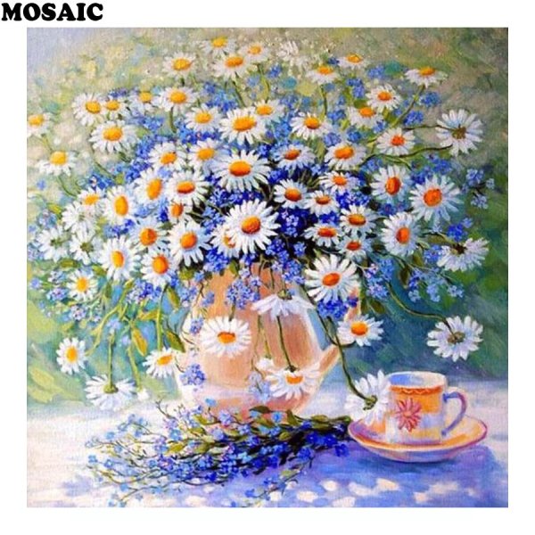 Доброе утро с ромашками и васильками