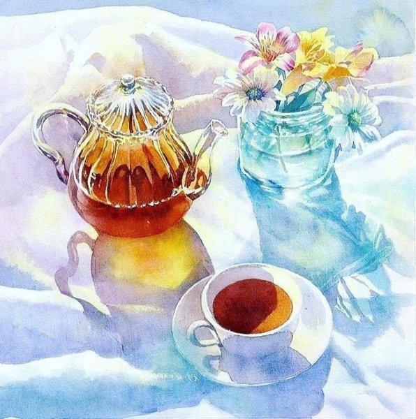 Акварели художника Ryoyu Fukui