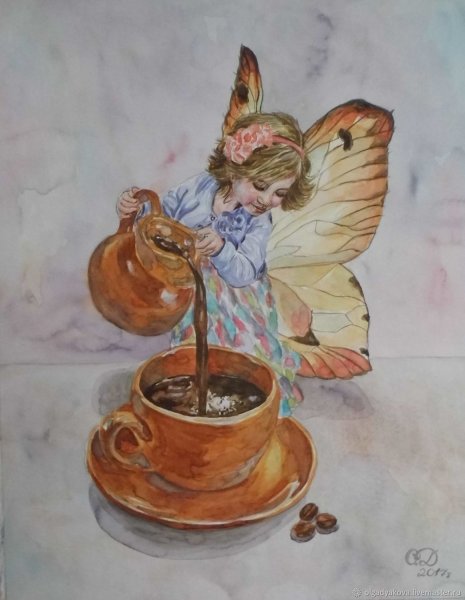 Утренний кофе живопись