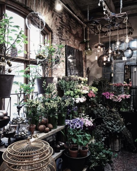 Интерьер салона цветов