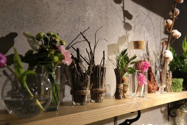 Цветы в стиле лофт