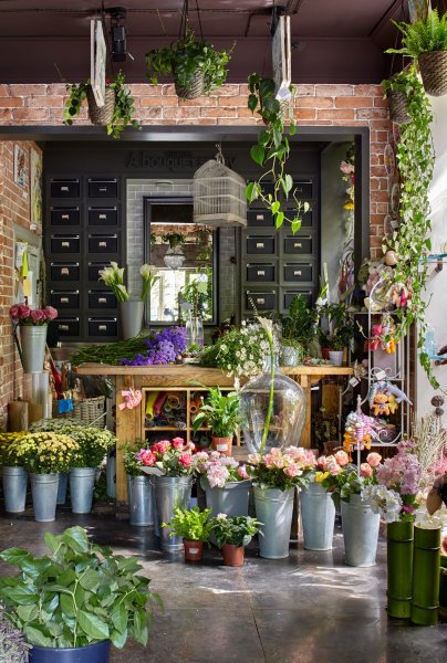 Интерьер цветочного магазина
