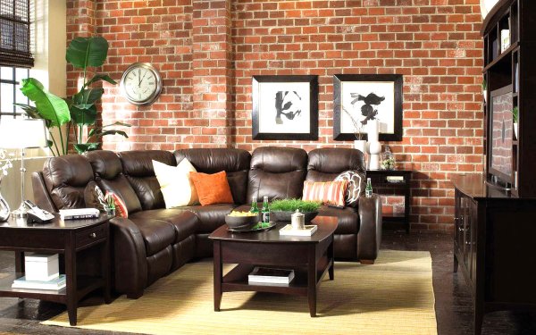 Гостиная лофт