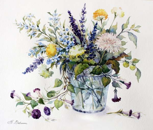 Елена Вавилина акварель