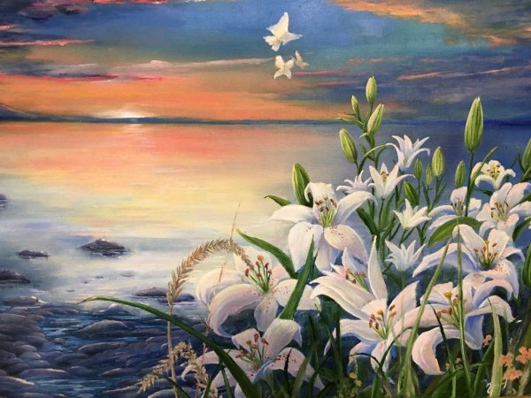 Белая Лилия в живописи