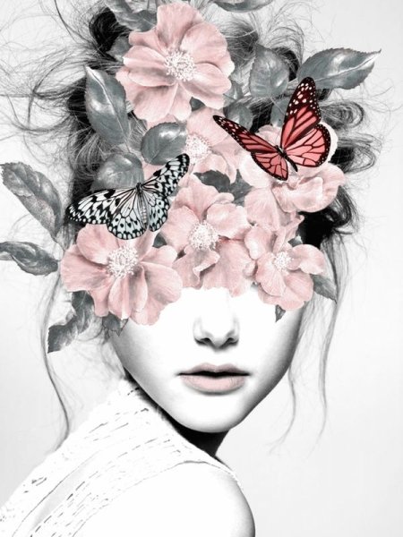 Женщина из цветов