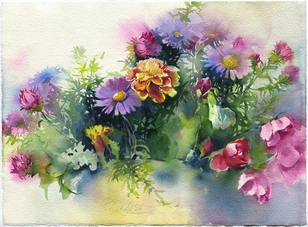 Ольга Стерник акварели