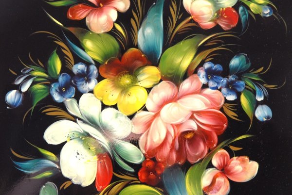 Росемалинг Норвежская Цветочная живопись