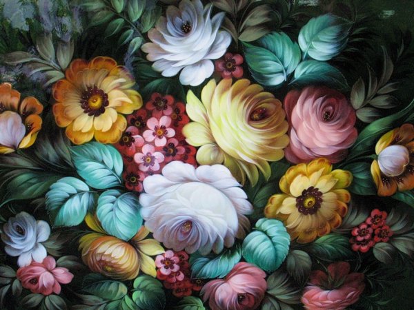 Жостово пионы