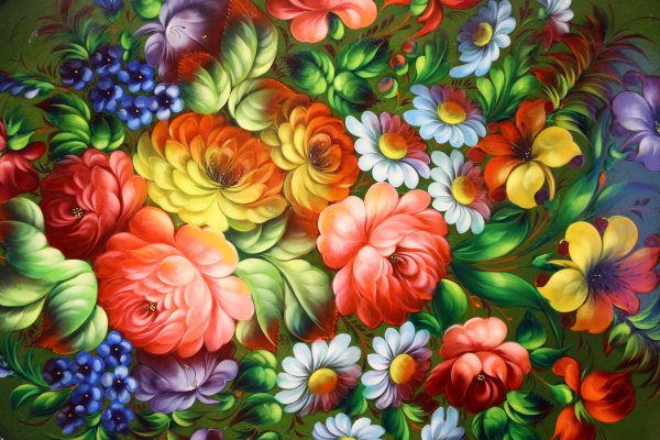 Жостово роспись