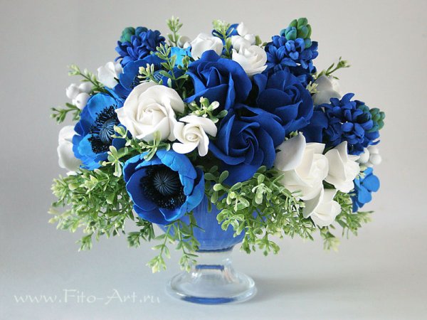 Букет на сапфировую свадьбу