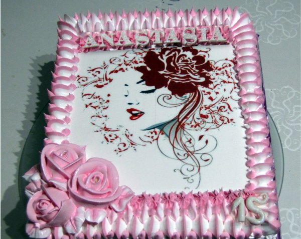 Креативный торт для девушки