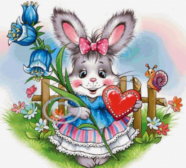 Зверюшки с цветами