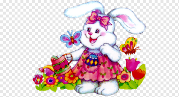 Зайчик с цветочком