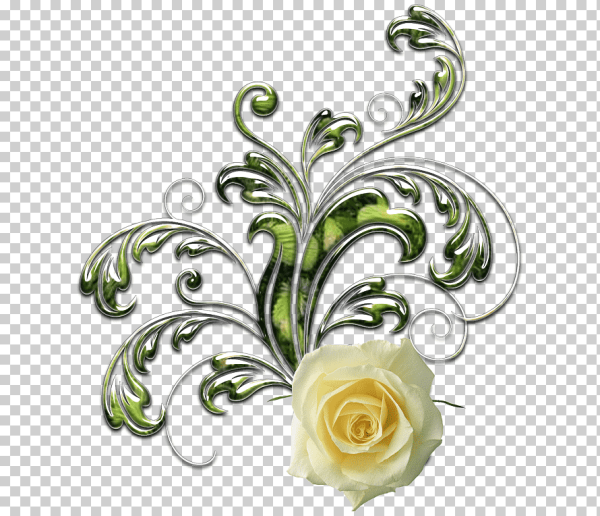 Цветочные завитушки