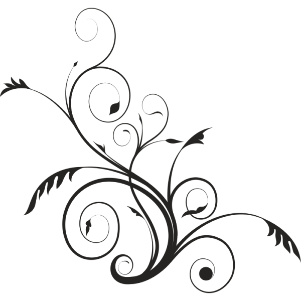 Легкий цветочный орнамент