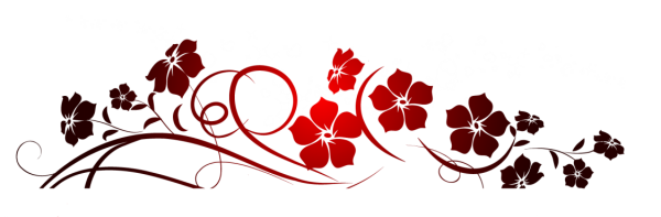 Цветочный узор горизонтальный