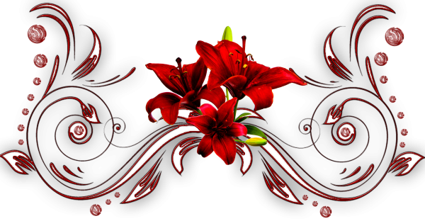 Вензеля цветы