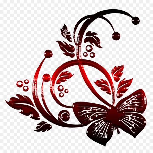 Цветочные вензеля