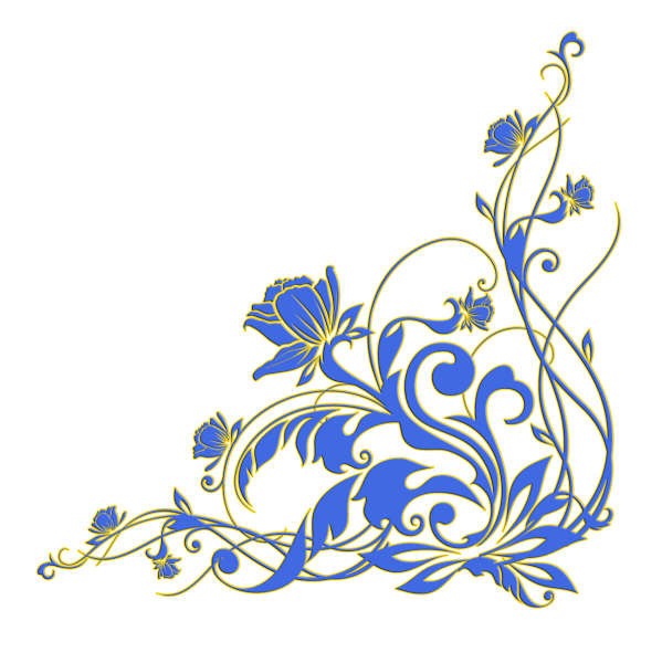 Цветочные вензеля