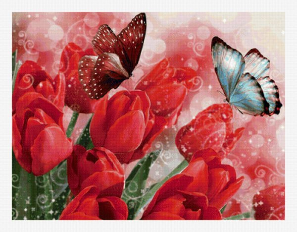 Бабочки композиция