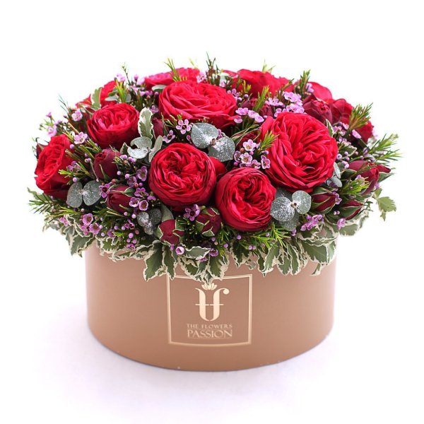 Букеты в коробках