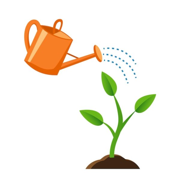 Росток и лейка