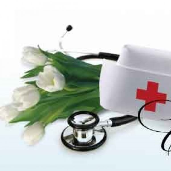 С днем медика цветы