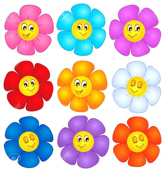 Разноцветные бабочки